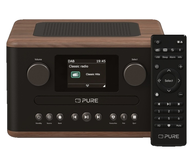 PURE Classic C-D4 Coffee Brown/Walnut EU/UK - 1538312 - zdjęcie